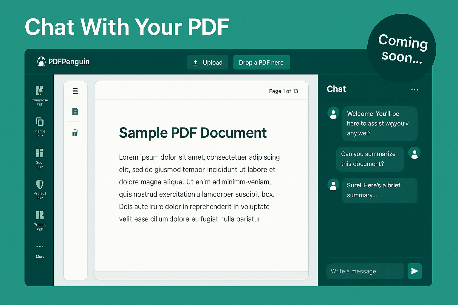 Chat With Your PDF β mockup